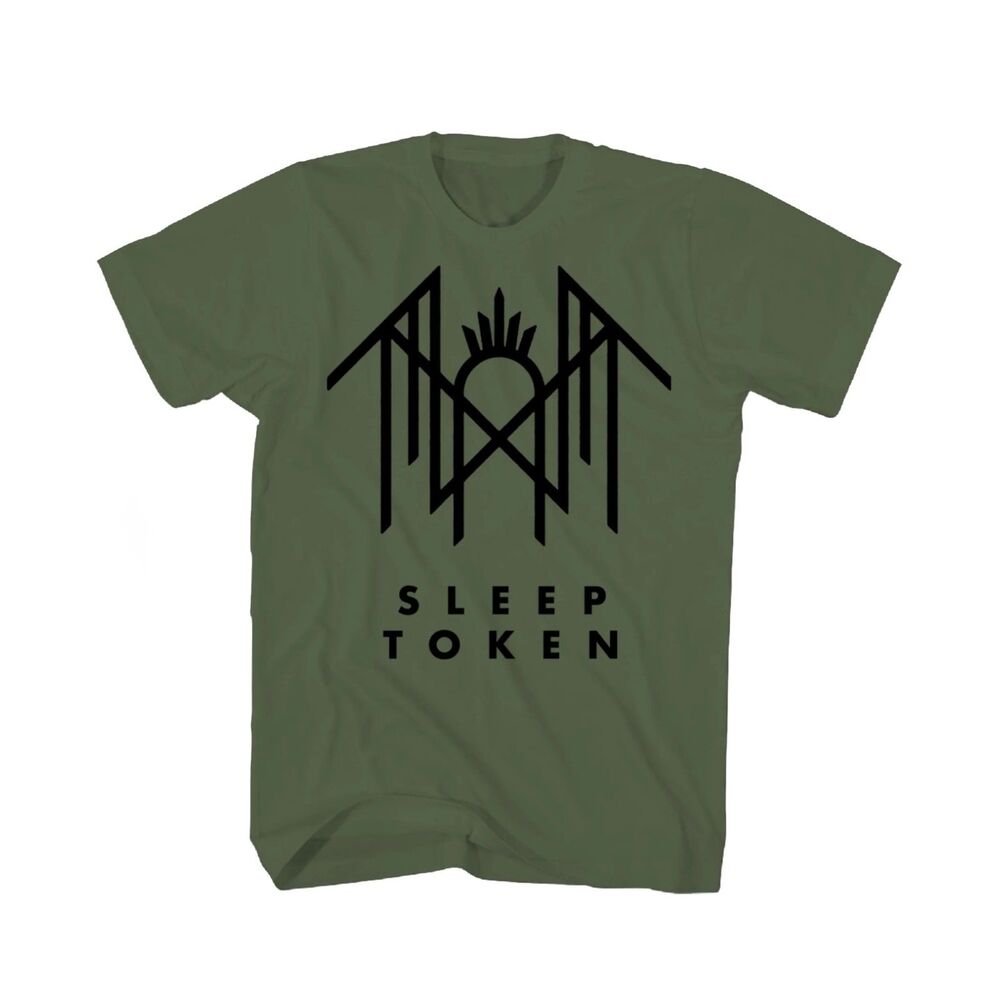 Sleep Token Logo Symbol T-Shirt - XL / Sleep Token / Olive
